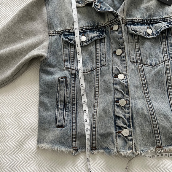 mixed media jacket by BLANK NYC - Picture 12 of 13